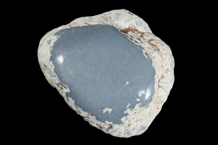 Polished Angelite (Blue Anhydrite) Stone - Peru #172563